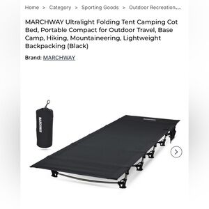 Marchway ultra light weight cot
